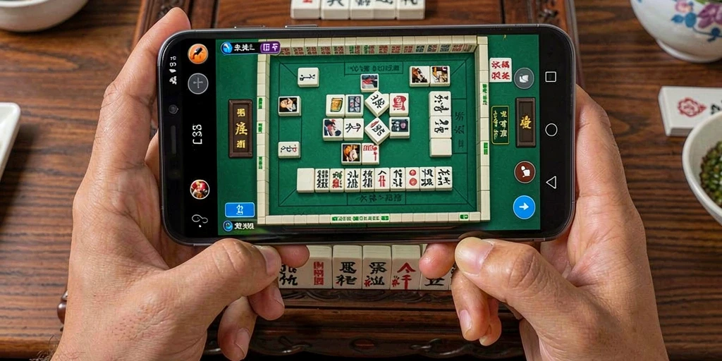 Tampilan gameplay menantang di 33L dengan ubin Mahjong yang berwarna-warni.