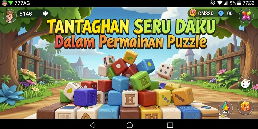 Tampilan gameplay 777AG dengan tantangan seru dalam permainan Puzzle.