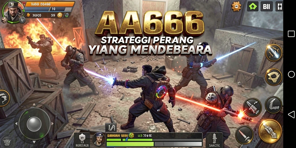 Menampilkan gameplay strategis yang mendebarkan dari AA666.