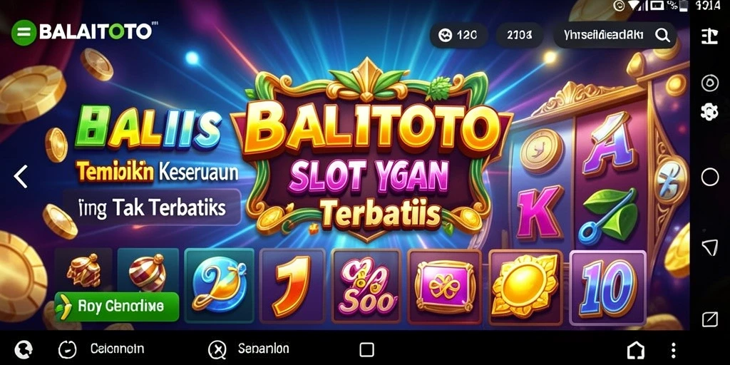 Tampilan gameplay BALAITOTO yang menarik dan penuh warna.