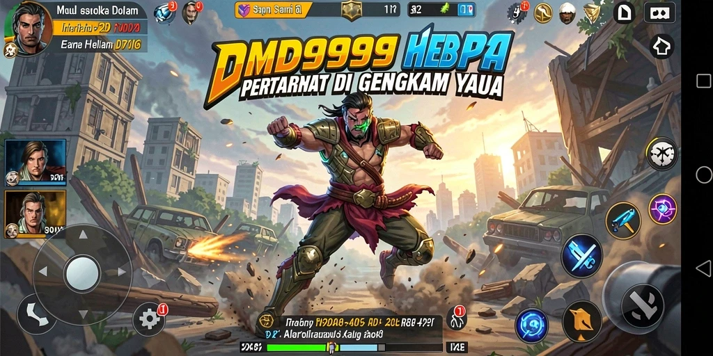 Gameplay DMD999 yang memukau dalam pertarungan aksi.