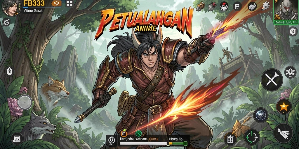 Tampilan seru dan mendebarkan dari gameplay Anime FB333.
