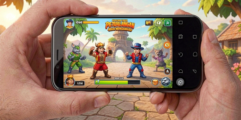 Gameplay seru dan menantang dalam ID66, pengalaman arcade yang memikat.