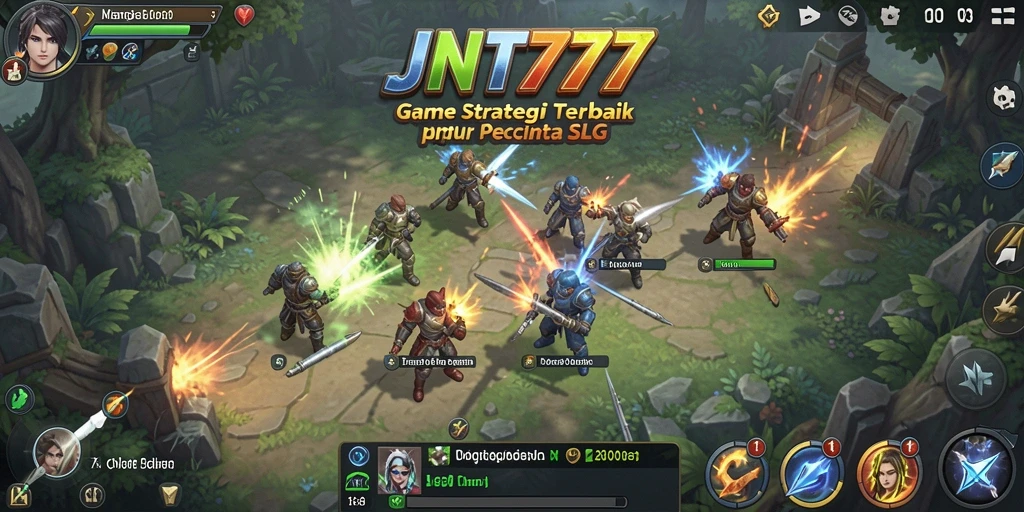 Gambaran gameplay menarik dari JNT777 saat membangun kerajaan.
