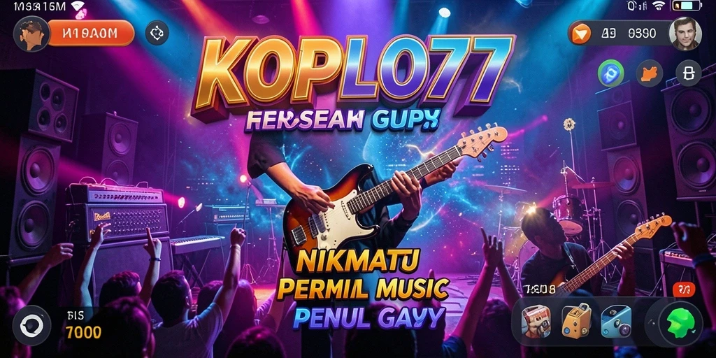 Tampilan menarik dari gameplay KOPLO77 yang penuh warna.