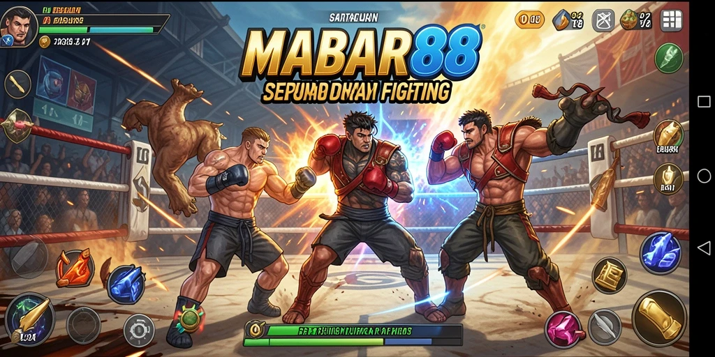 Tangkapan layar MABAR88 menampilkan aksi pertarungan yang mendebarkan.
