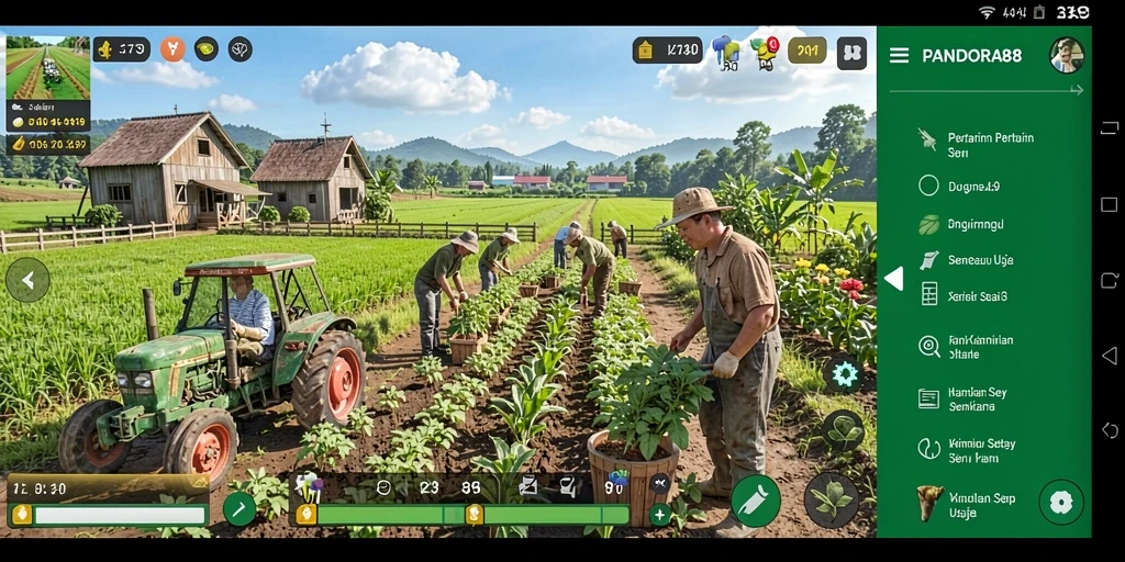 Gameplay PANDORA88 yang menarik dengan berbagai aktivitas pertanian.