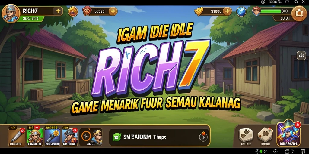 Tampilan gameplay RICH7 yang seru dan menarik.