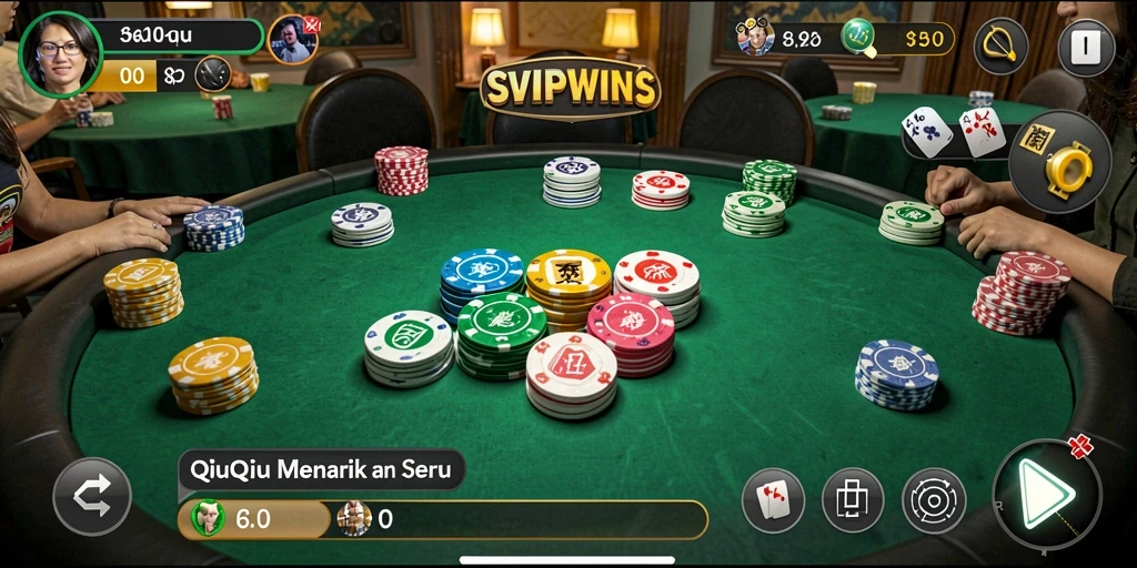 Gameplay QiuQiu yang seru dan menantang di SVIPWINS.