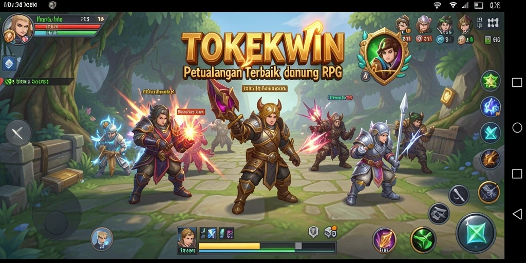 Gameplay mendebarkan di dunia magis TOKEKWIN.